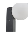 INTERLAKEN * BOLARDO IP65 G9 NEGRO